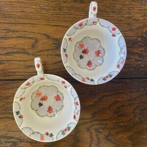 2 Lou Rota Nature Table Anthropologie Teacups in EUC